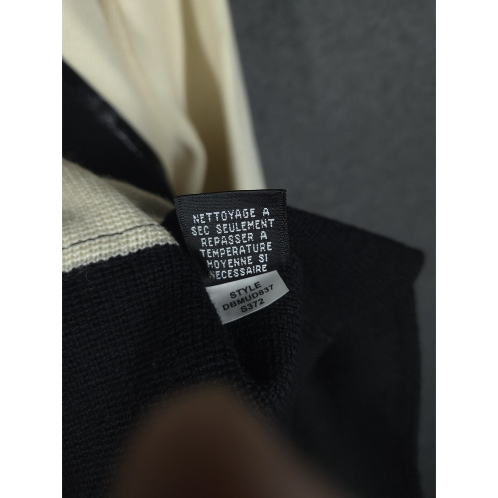 Dana Buchman Womens M Merino Wool Cardigan Sweater Jacket Zip Chic‎ Old Money - Picture 8 of 12